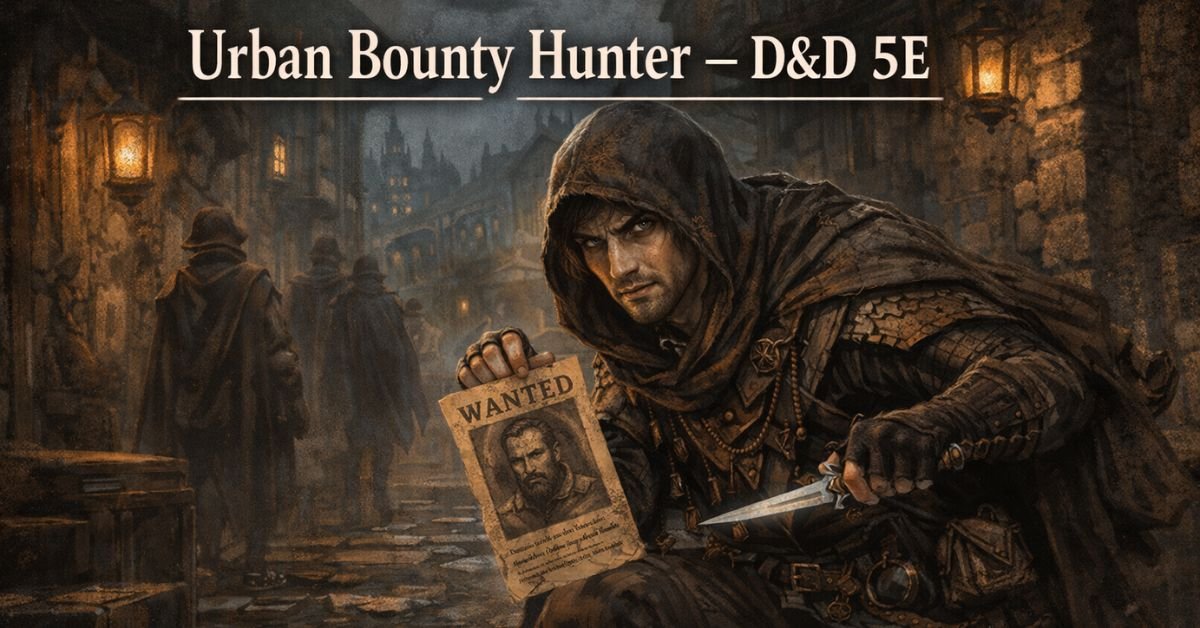 Urban Bounty Hunter 5e