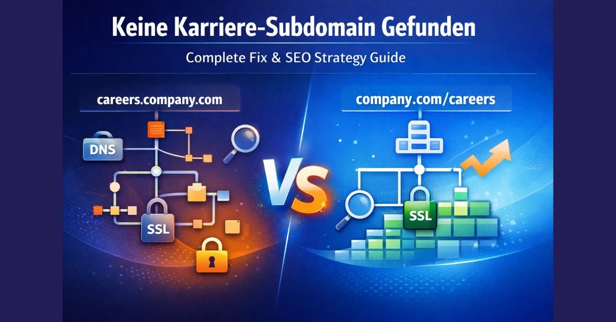 keine karriere-subdomain gefunden